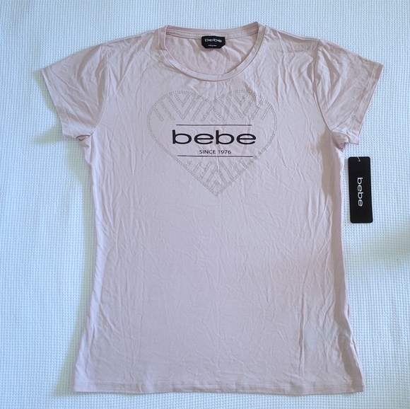 bebe Geometric Rhinestone💎 Heart♥️ Top - NWT - Picture 10 of 14